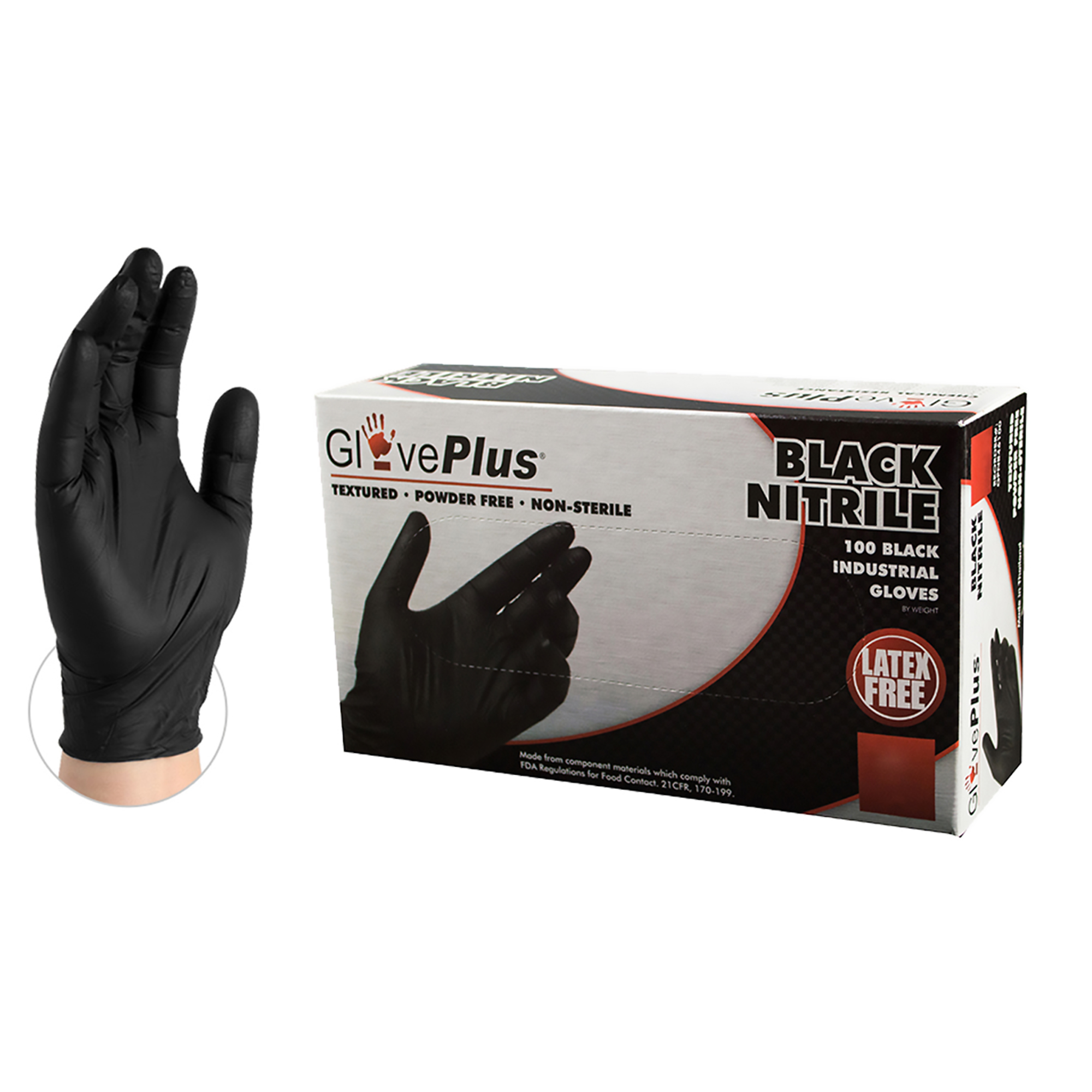 81893 Large Nitrile Prepowdered Gloves Parker Distributing